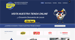 Desktop Screenshot of electripartes.com